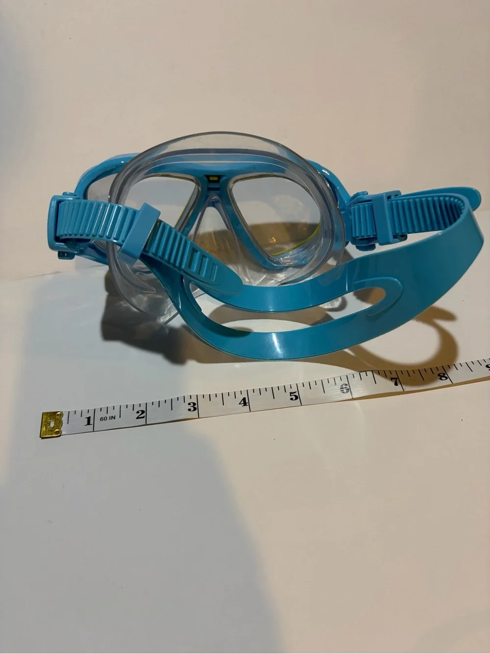 Kids Blue & Yellow Speedo Swim Mask - Lightweight Snorkel Goggles